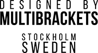 Designed by Multibrackets Stockholm Sweden